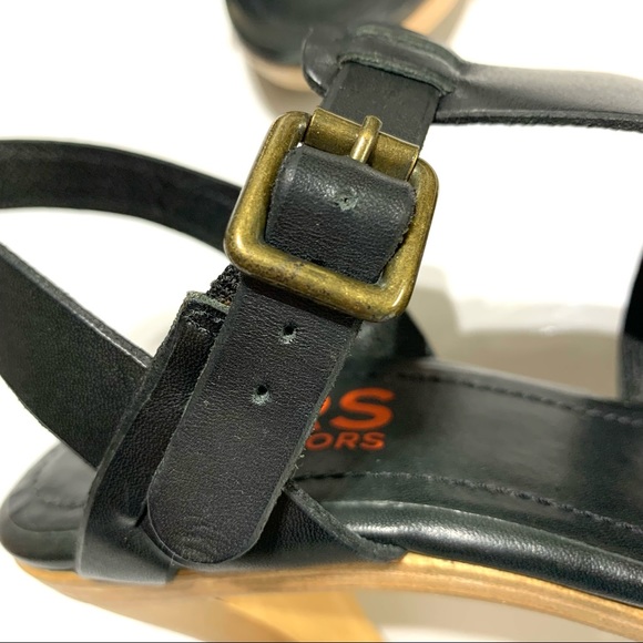 Michael Kors Black Leather Sandals US 7M - Picture 11 of 15